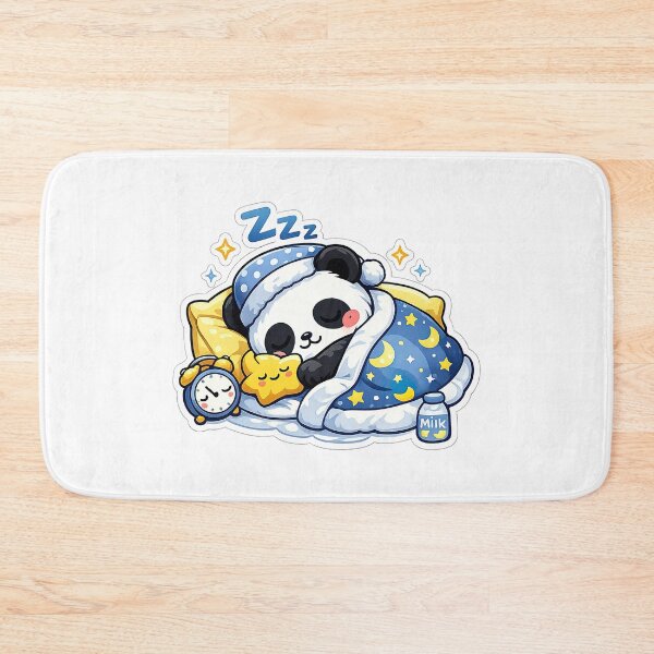 Item preview, Cute Kawaii Panda, Cute Kawaii Sleeping Panda designed and sold by graphic-genie.