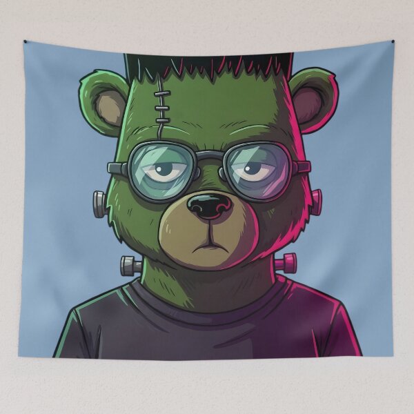 Item preview, Reanimated Franken Bear 1- Dark Pop Art designed and sold by Frankenpetz.