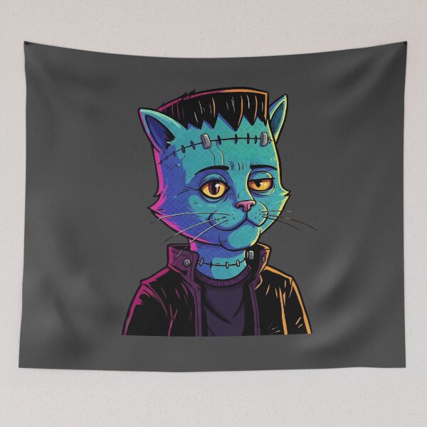 Item preview, Franken Meow Collection: Night-City Rebel Cat 10 designed and sold by Frankenpetz.