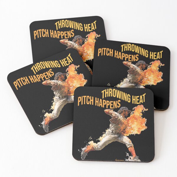 Item preview, Baseball Pitcher: Throwing Heat, Pitch Happens designed and sold by Uniquely4You2.