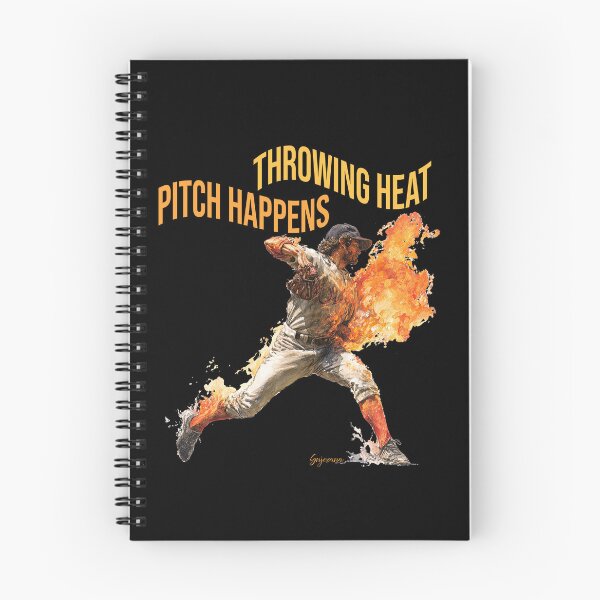 Item preview, Baseball Pitcher: Throwing Heat, Pitch Happens designed and sold by Uniquely4You2.
