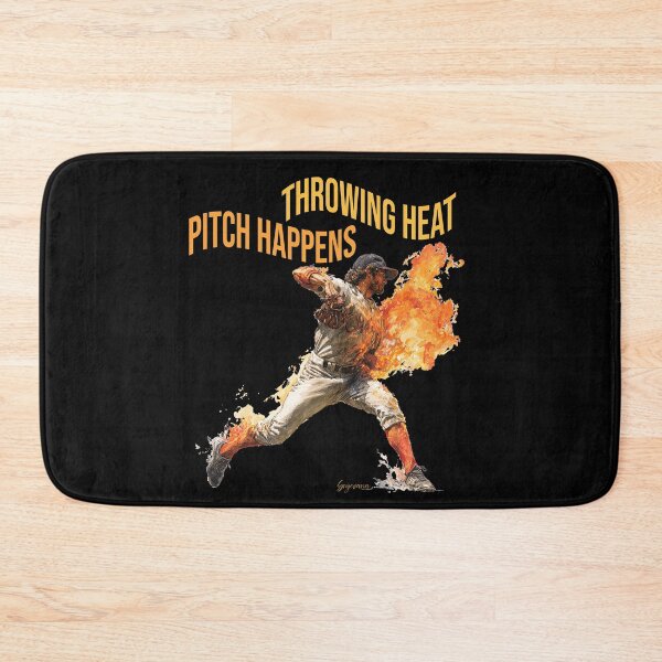Item preview, Baseball Pitcher: Throwing Heat, Pitch Happens designed and sold by Uniquely4You2.