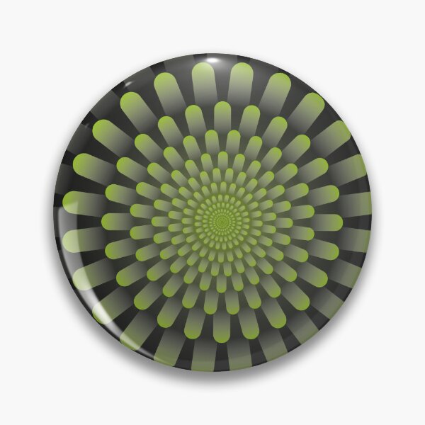 Item preview, Green Radial Geometric Circle Abstract Pattern Design designed and sold by DrTol.