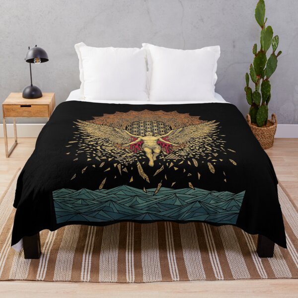 Item preview, Icarus Falling Greek Mythology Geometric Mandala Sun designed and sold by k3rstman1.