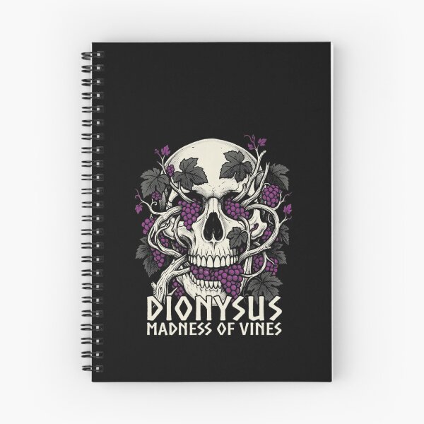 Item preview, Dionysus Madness of Vines Mythological Skull Grapes designed and sold by k3rstman1.
