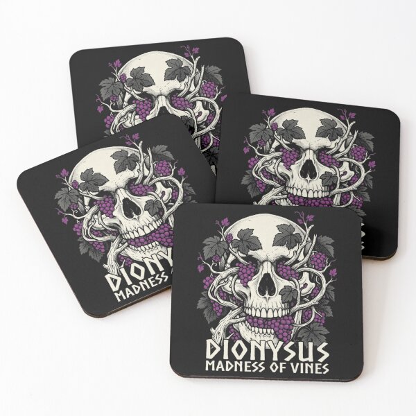 Item preview, Dionysus Madness of Vines Mythological Skull Grapes designed and sold by k3rstman1.