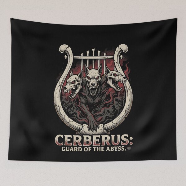 Item preview, Mythological Cerberus Three Headed Hellhound Abyss Guard designed and sold by k3rstman1.