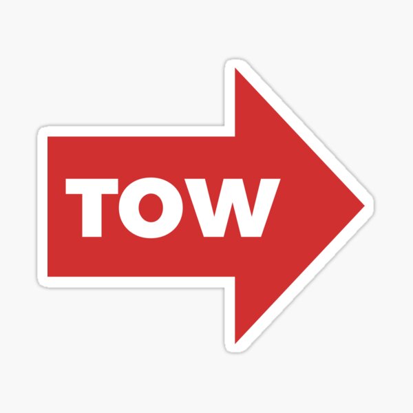 Item preview, Tow sticker  designed and sold by daniel-allday.