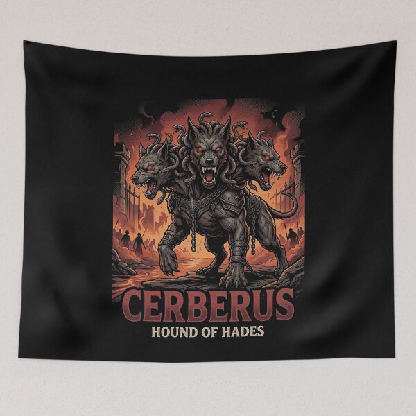 Item preview, Cerberus Three Headed Dog Hound of Hades Underworld designed and sold by k3rstman1.