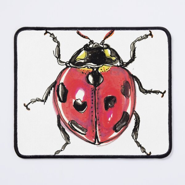 Item preview, Cute Ladybug Illustration – Aesthetic Insect Art designed and sold by MBandëira.