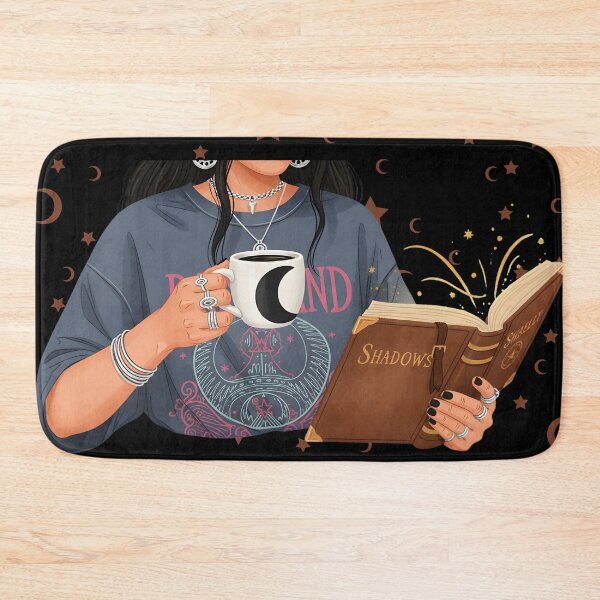 Item preview, Moon Coffee & Spell Book – Cozy Witchy Reader Aesthetic Illustration designed and sold by CrimsonChords.