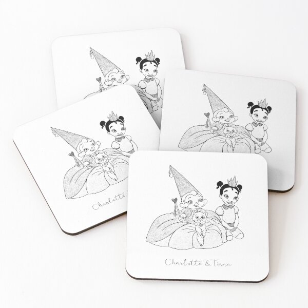 Item preview, Princess Best Friends Drawing Calligraphy designed and sold by Atropa Parcae.