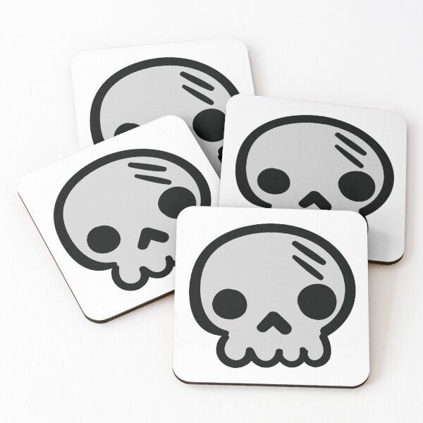 Item preview, Cartoon Gray Skull designed and sold by the-craft-shop.