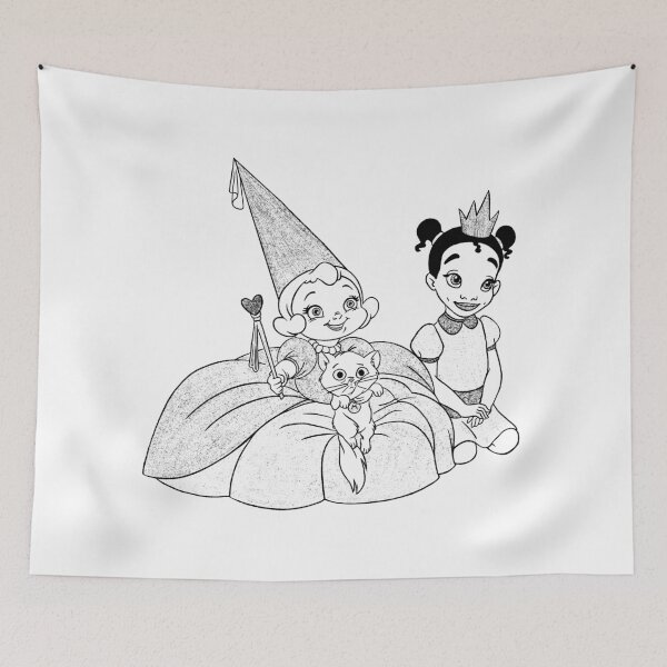 Item preview, Princess Best Friends Drawing designed and sold by Atropa Parcae.