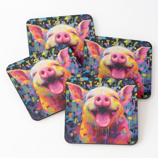 Item preview, Happy as a Pig in Mudd designed and sold by Uniquely4You2.