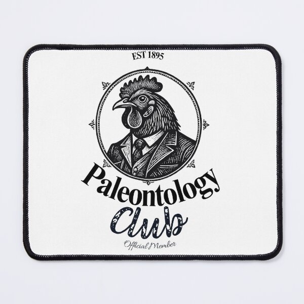 Item preview, Paleontology Club Official Member Vintage Engraving Rooster Victorian Naturalist designed and sold by OutcropSupply.