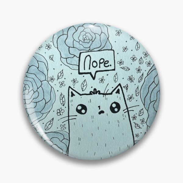 Item preview, No Painted Roses - White Cat Mixed Media - Day 184 of 365  designed and sold by BeeandKiwi.