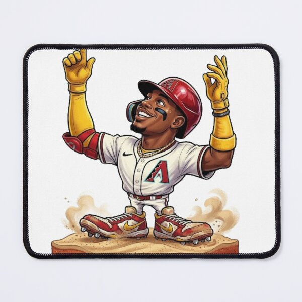 Item preview, Geraldo Perdomo Diamondbacks Home Run Celebration Cartoon designed and sold by artsdylan.
