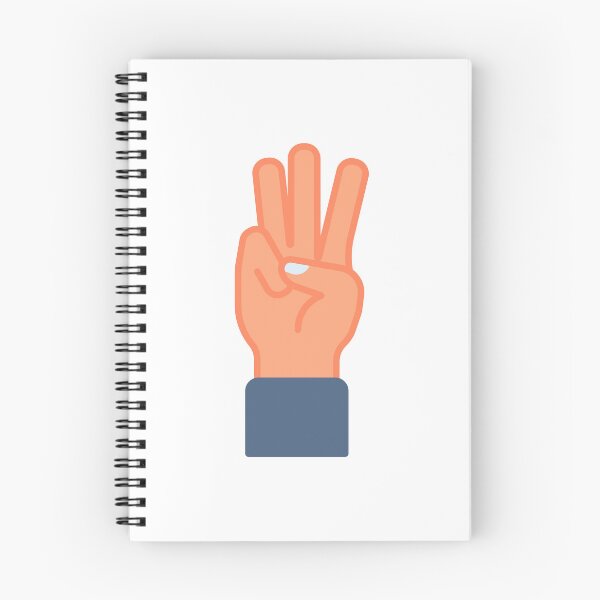 Item preview, Three Fingers Raised - Number Three Gesture Sticker for Counting & Signals designed and sold by Tr Creative Design.