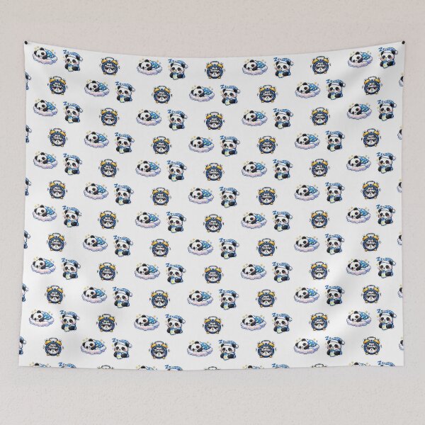 Item preview, Cute Kawaii Panda Set, Cute Kawaii Sleeping Panda designed and sold by graphic-genie.