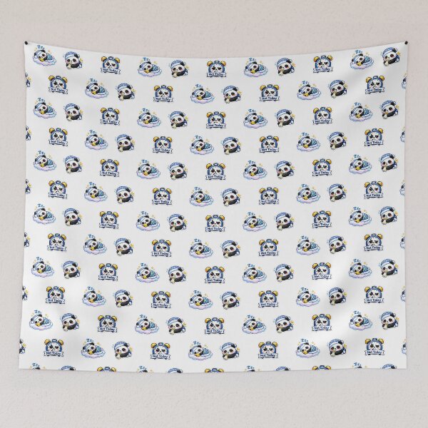 Item preview, Cute Kawaii Panda Set, Cute Kawaii Sleeping Panda designed and sold by graphic-genie.