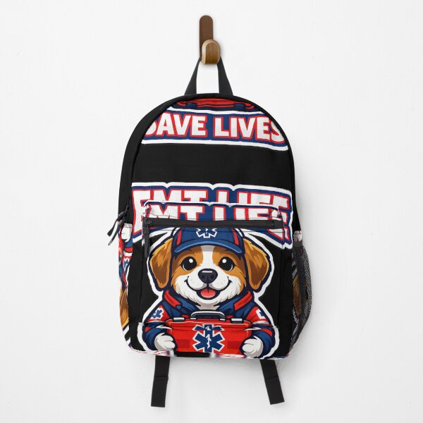 Item preview, EMT Life Save Lives Paramedic EMS Cute Dog Emergency Medical Technician Gift designed and sold by ClinicalHubs.