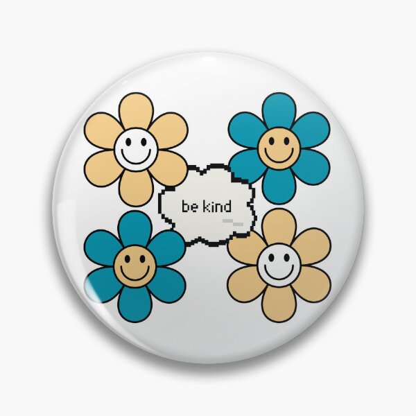Item preview, Be kind Smiley flower faces  designed and sold by JosueShop101.