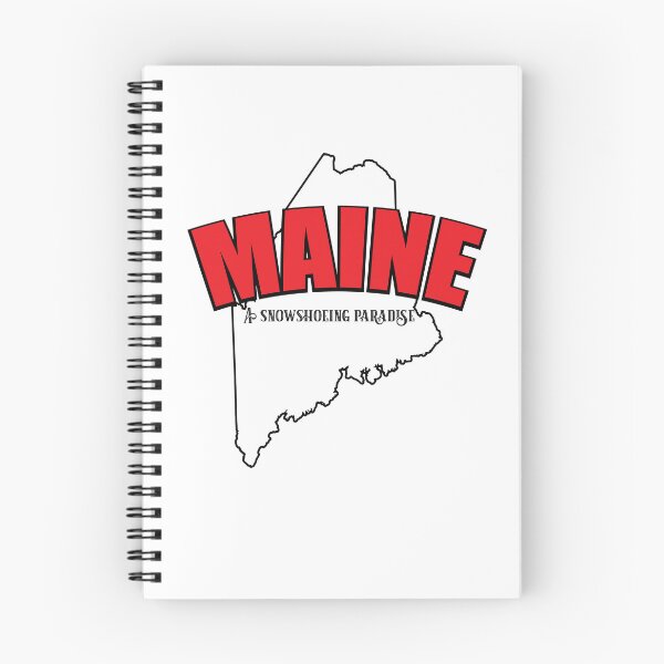 Item preview, Maine Snowshoeing Paradise designed and sold by ManiacMoose.