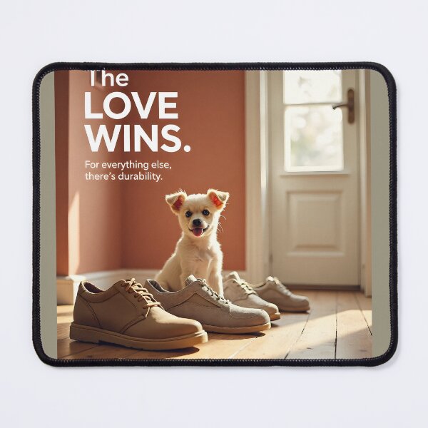 Item preview, The Love Wins — For everything else, there's durability. designed and sold by Creative-RE.