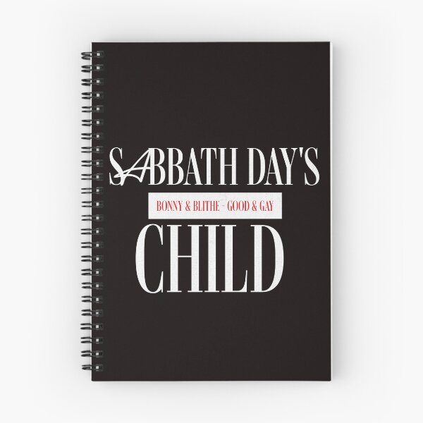 Item preview, Sabbath Day's Child Is Bonny & Blithe designed and sold by PhatFelix.
