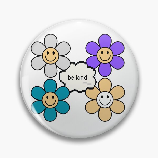 Item preview, Be kind smiley Flower faces designed and sold by JosueShop101.