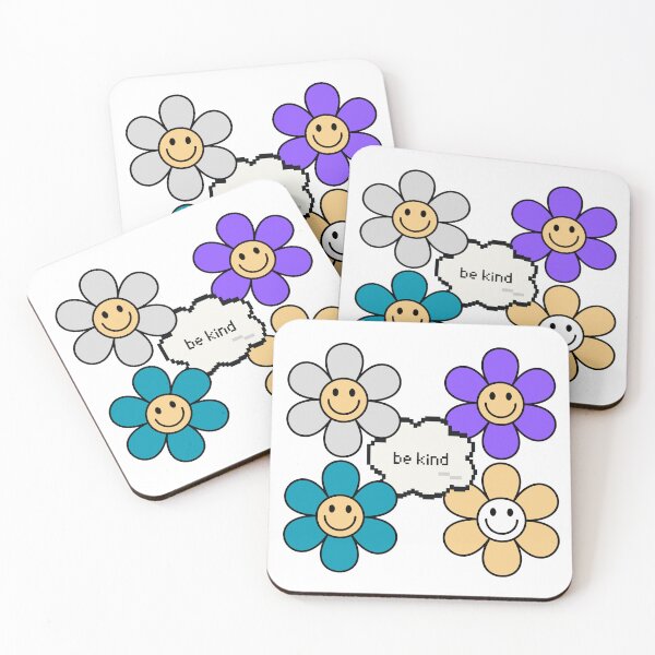 Item preview, Be kind smiley Flower faces designed and sold by JosueShop101.