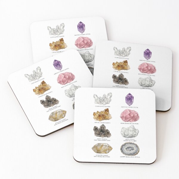 Item preview, Quartz Crystal Varieties designed and sold by ArunDandiboina.