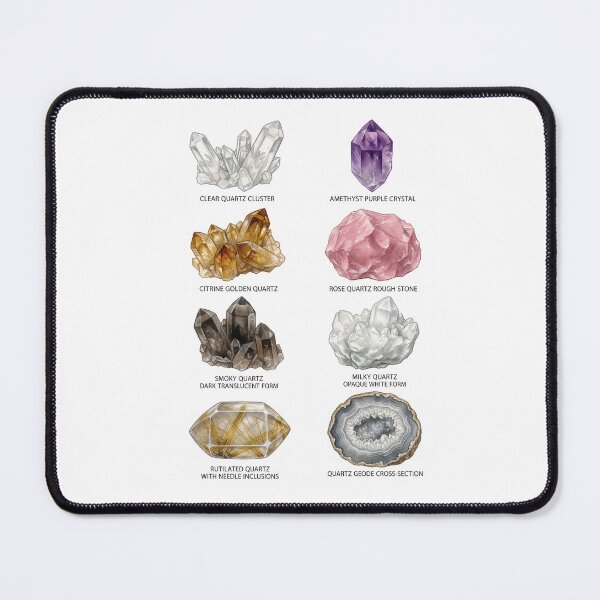 Item preview, Quartz Crystal Varieties designed and sold by ArunDandiboina.