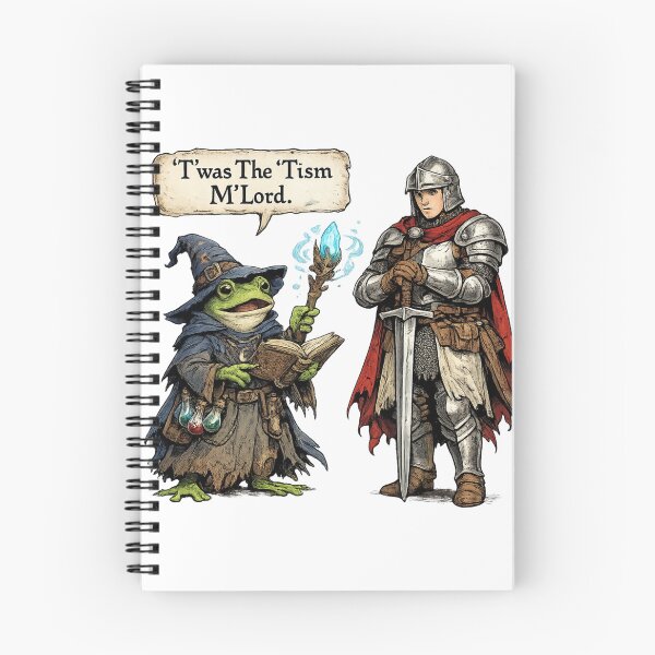 Item preview, Twas The Tism Mlord Funny Medieval Frog designed and sold by madebysiwa.