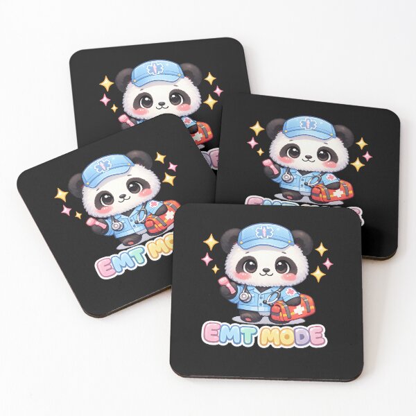 Item preview, EMT Mode Cute Panda Paramedic EMS Emergency Medical Technician Gift Design designed and sold by ClinicalHubs.