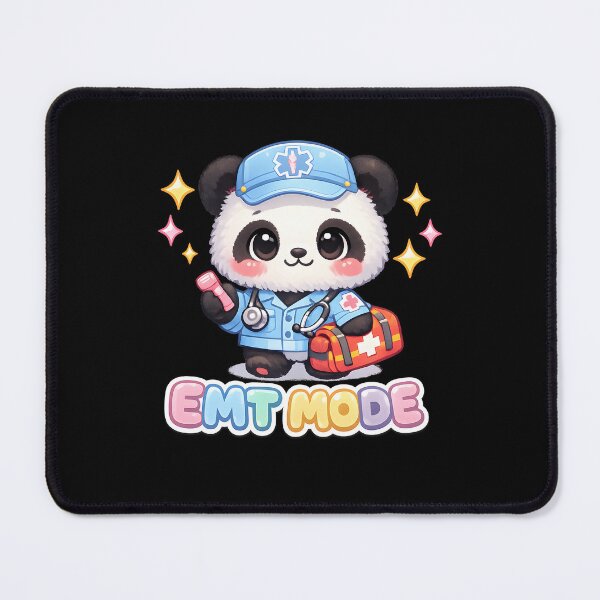 Item preview, EMT Mode Cute Panda Paramedic EMS Emergency Medical Technician Gift Design designed and sold by ClinicalHubs.