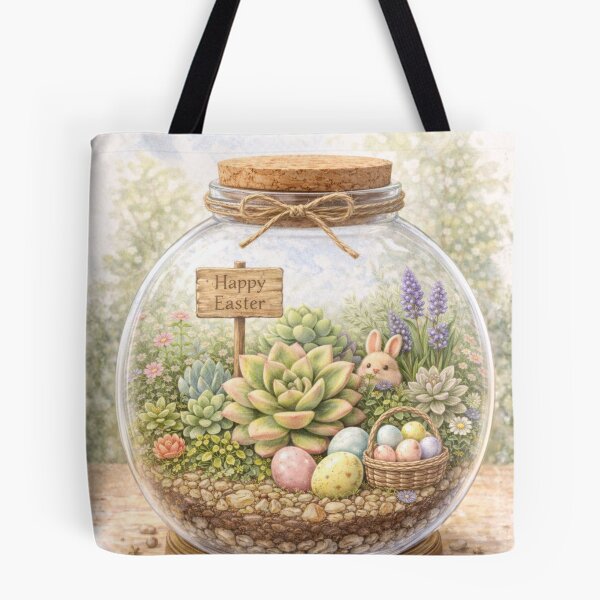 Item preview, Easter Jar Bunny – Succulent Spring Watercolour designed and sold by inspired-works.
