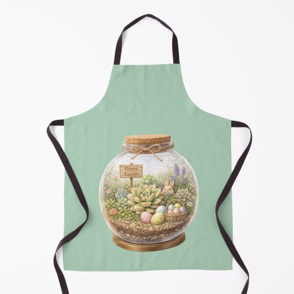 Item preview, Easter Jar Bunny – Succulent Spring Watercolour designed and sold by inspired-works.