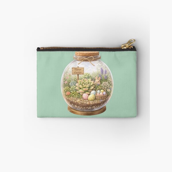 Item preview, Easter Jar Bunny – Succulent Spring Watercolour designed and sold by inspired-works.
