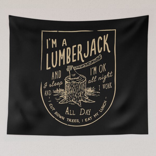 Item preview, The Lumberjacks Song designed and sold by STC SHOP.