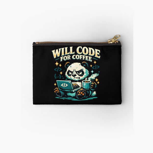 Item preview, Will Code For Coffee Panda Programmer Gift Coding Coffee Lover National Coffee Day Design designed and sold by ClinicalHubs.