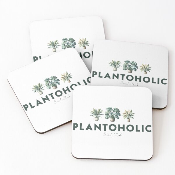 Item preview, Plantoholic Social Club - Houseplants Illustration for Plant Lovers designed and sold by ArtfulVibesStudio.