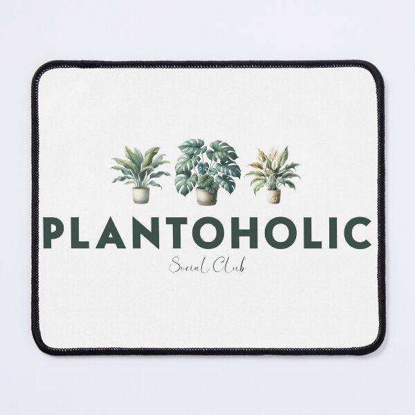 Item preview, Plantoholic Social Club - Houseplants Illustration for Plant Lovers designed and sold by ArtfulVibesStudio.