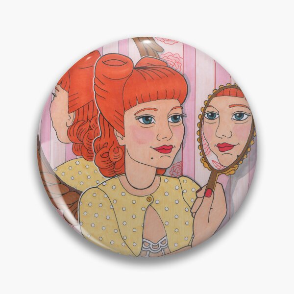 Item preview, Hair check in the mirror designed and sold by JolandaJarman.