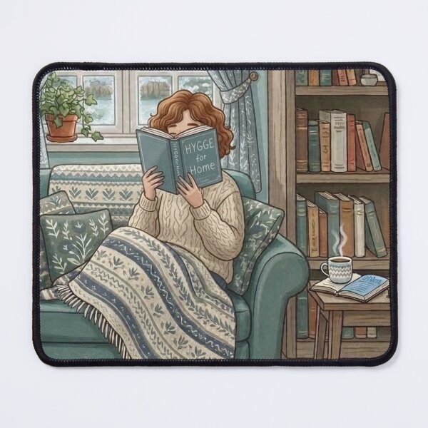 Item preview, Cozy Book Lover Aesthetic Girl!!! - Cozy Girl Book Lover - Girl reading in her cozy reading nook - A cozy paradise for book lovers designed and sold by SoffyLee586.