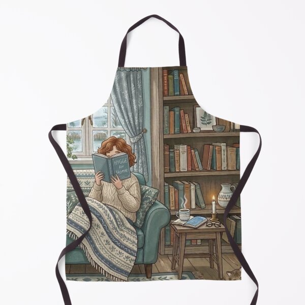 Item preview, Cozy Book Lover Aesthetic Girl!!! - Cozy Girl Book Lover - Girl reading in her cozy reading nook - A cozy paradise for book lovers designed and sold by SoffyLee586.