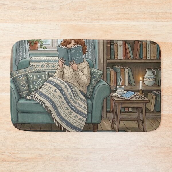 Item preview, Cozy Book Lover Aesthetic Girl!!! - Cozy Girl Book Lover - Girl reading in her cozy reading nook - A cozy paradise for book lovers designed and sold by SoffyLee586.