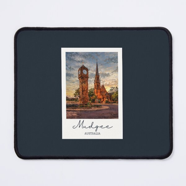 Item preview, Mudgee Clock Tower - Vintage Souvenir designed and sold by twentytwo ART souvenir designs.