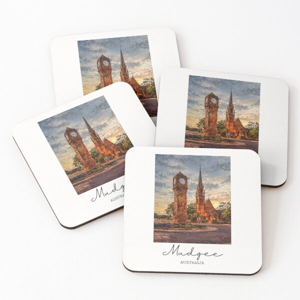 Item preview, Mudgee Clock Tower - Vintage Souvenir designed and sold by twentytwo ART souvenir designs.